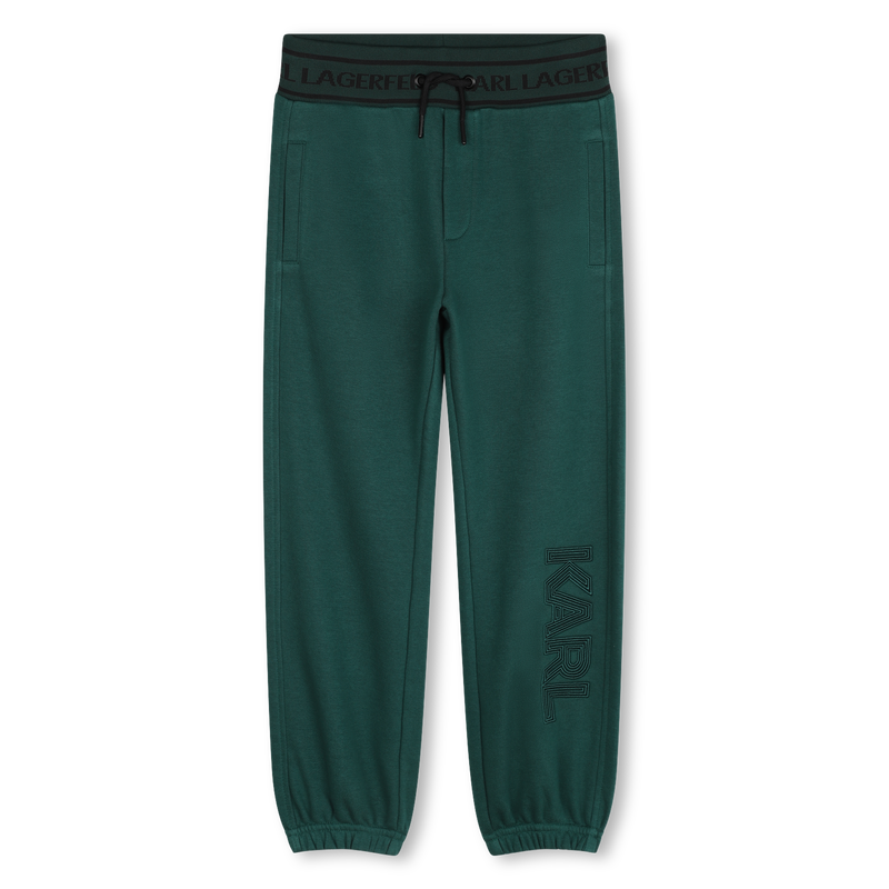 Fleece Sweatpants KARL LAGERFELD KIDS 
                        BOY