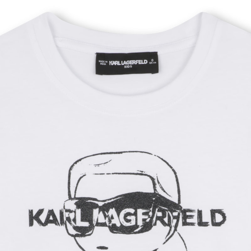 Short-sleeved T-shirt KARL LAGERFELD KIDS 
                        GIRL