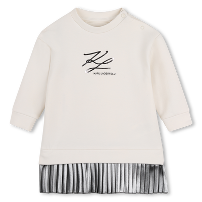 Long Sleeve Dress KARL LAGERFELD KIDS GIRL