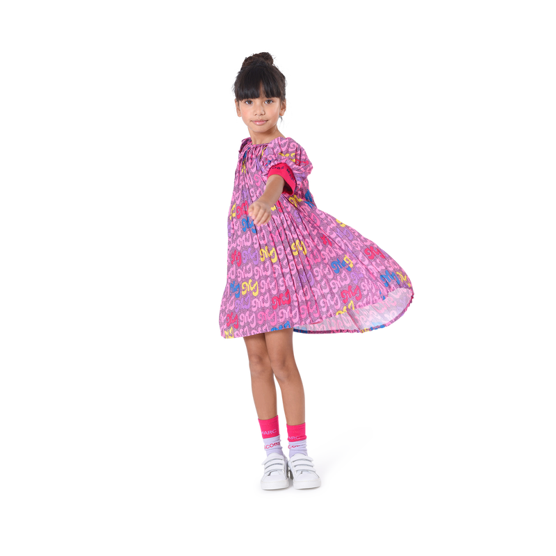 Pleated crêpe dress MARC JACOBS 
                    GIRL
