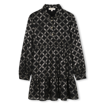 Long-sleeved polyester dress MICHAEL KORS GIRL