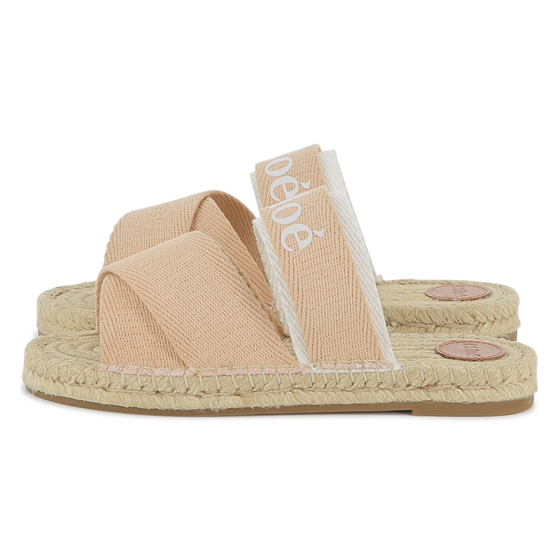 Canvas and rope slides CHLOE 
                    GIRL