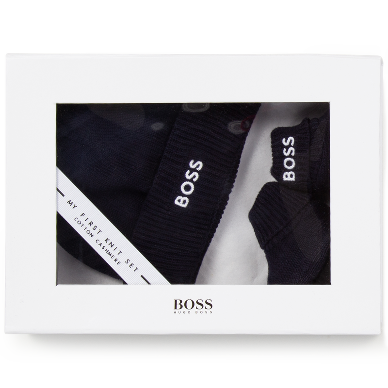 BOSS Cap and bootee set