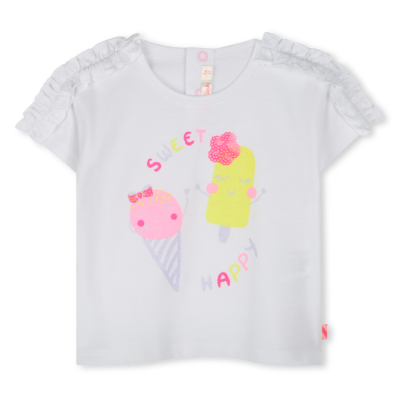 Short-sleeved cotton T-shirt BILLIEBLUSH 
                        GIRL