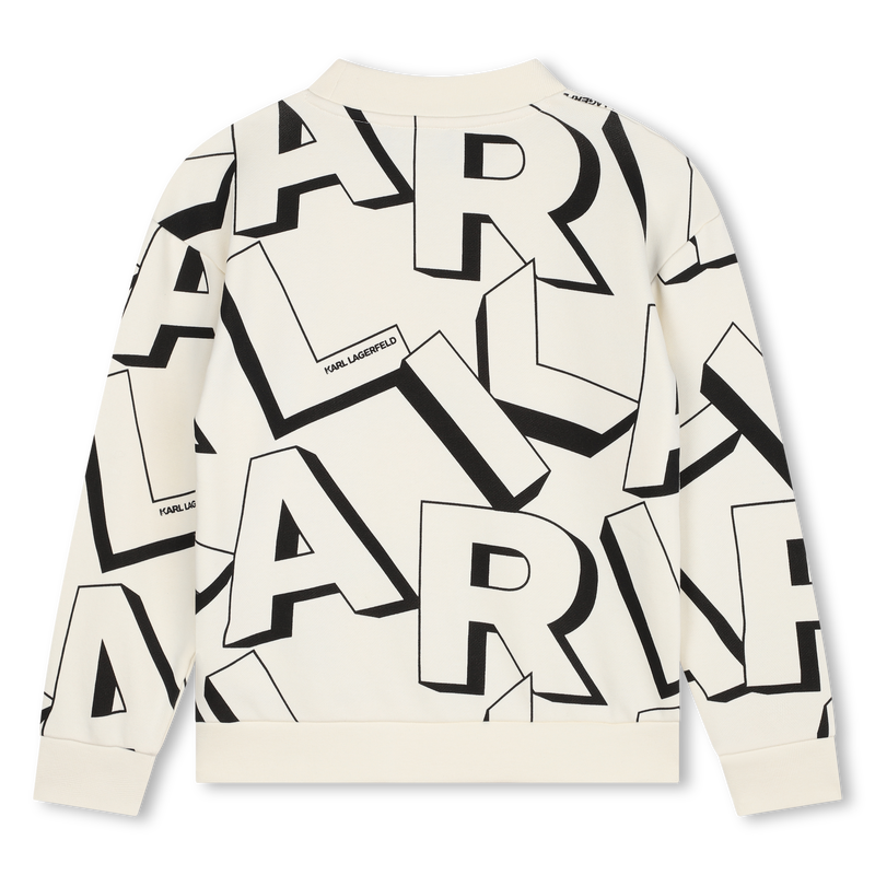 Printed Jersey Sweatshirt KARL LAGERFELD KIDS 
                    BOY