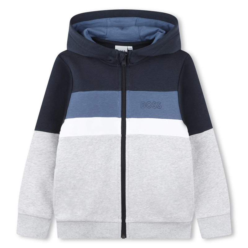 Hooded fleece cardigan BOSS 
                    BOY
