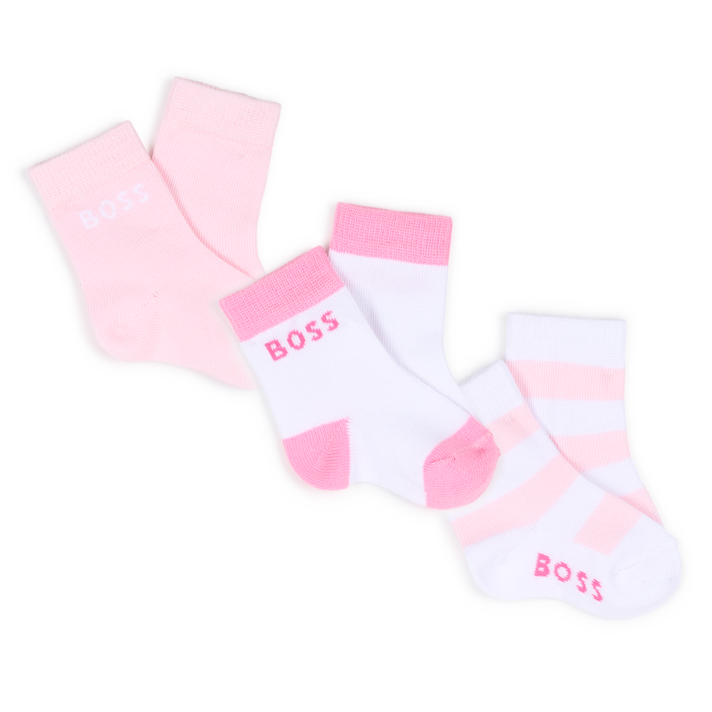 SET OF 3 PAIRS OF SOCKS BOSS 
                        GIRL