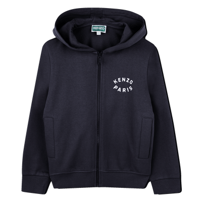 Fleece tracksuit cardigan KENZO KIDS BOY