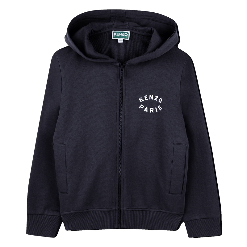 Fleece tracksuit cardigan KENZO KIDS 
                        BOY