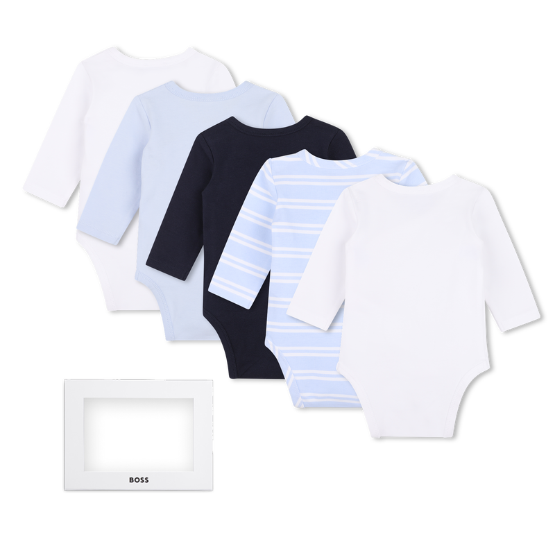 Pack of 5 bodysuits BOSS 
                        BOY