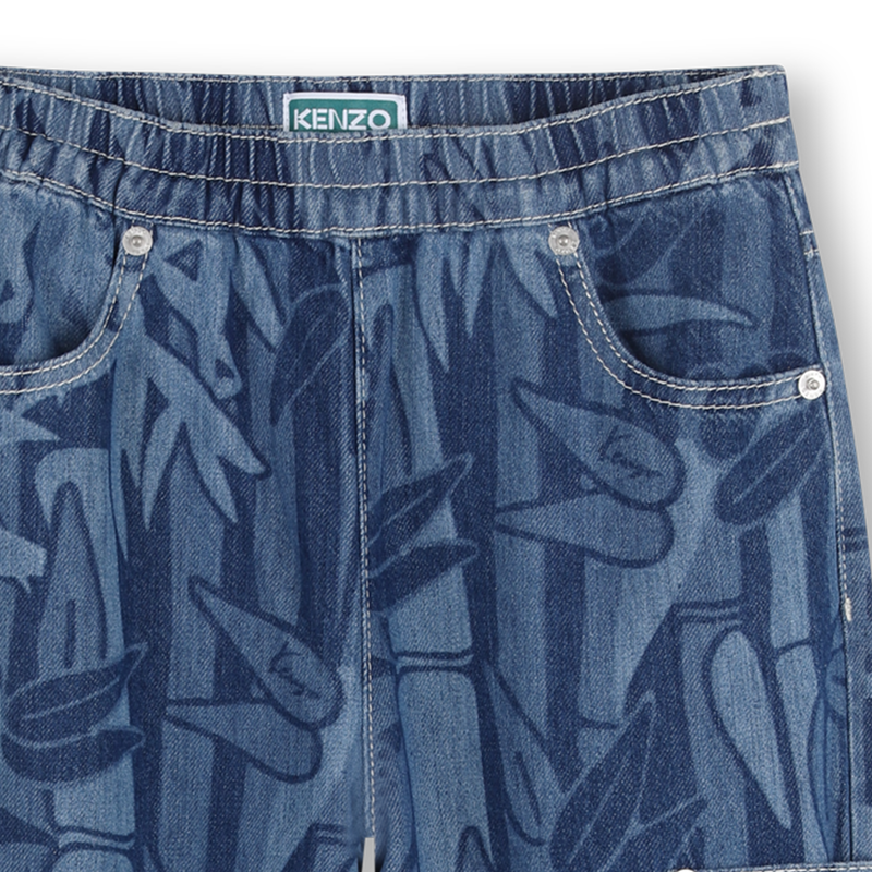 ELASTICATED WAIST JEANS KENZO KIDS 
                        BOY