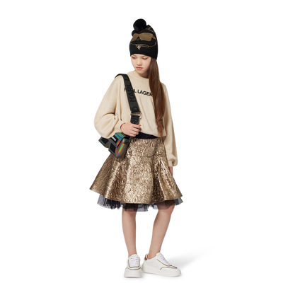 Knitted sweater KARL LAGERFELD KIDS GIRL