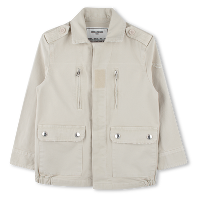 Buttoned military-style jacket ZADIG & VOLTAIRE BOY