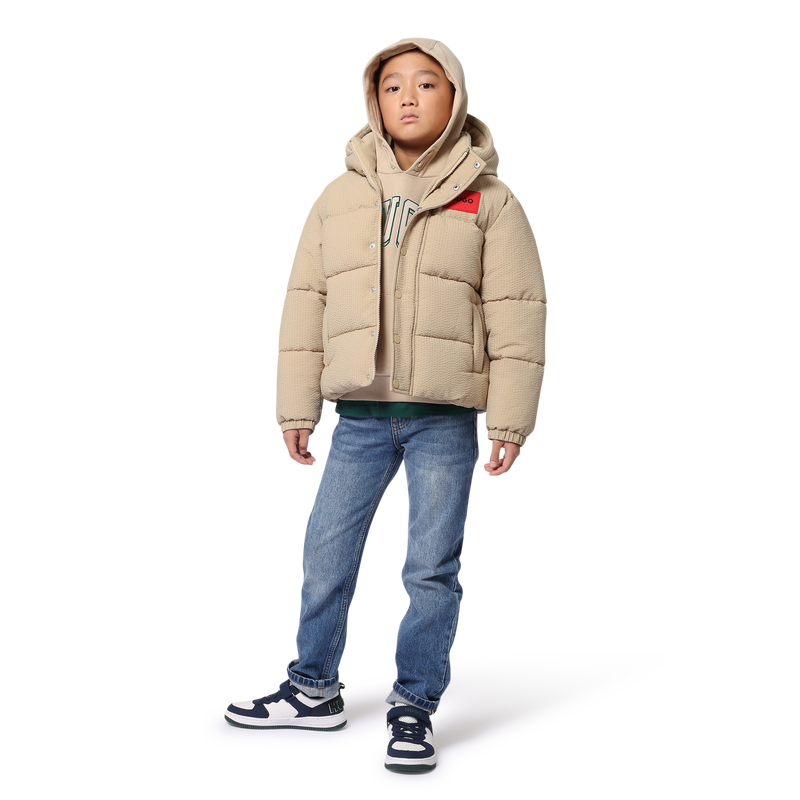 Straight-Cut Cotton Jeans HUGO 
                    BOY