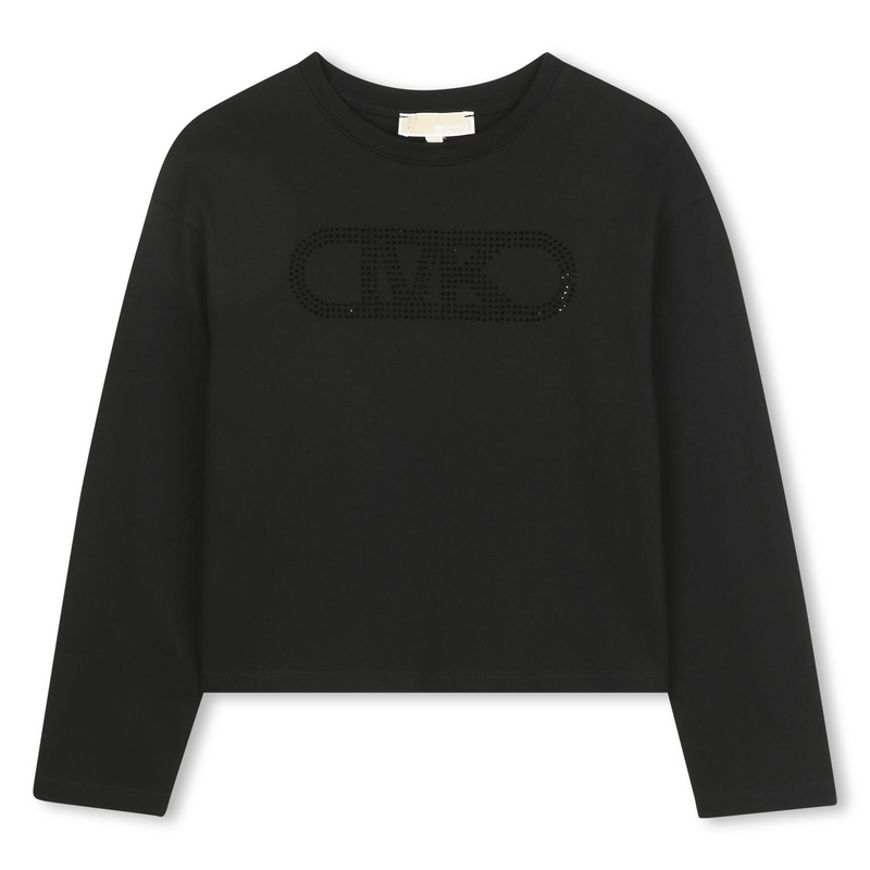 Long-sleeved jersey T-shirt MICHAEL KORS 
                        GIRL