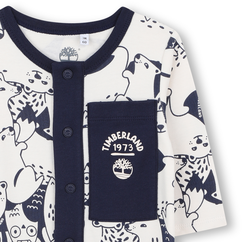 Printed cotton pajamas TIMBERLAND 
                        BOY