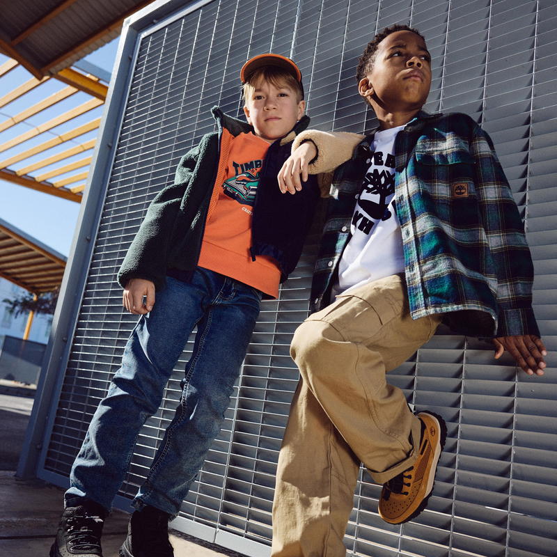 Denim knit trousers TIMBERLAND 
                    BOY