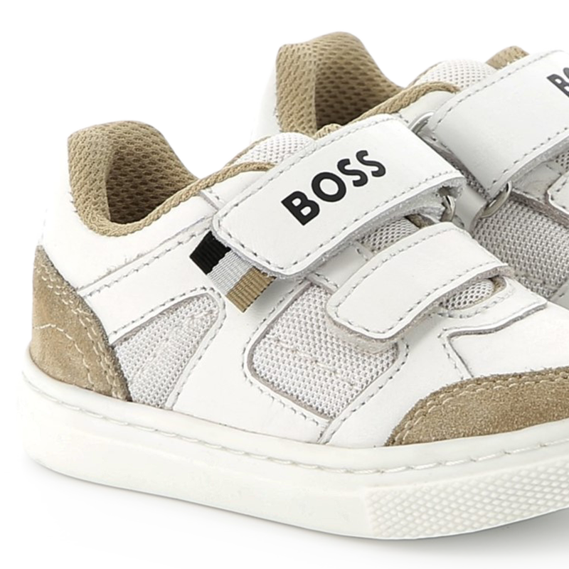 Leather Velcro sneakers BOSS 
                        BOY
