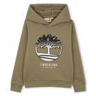 HOODED SWEATSHIRT, OLIVE, hi-res