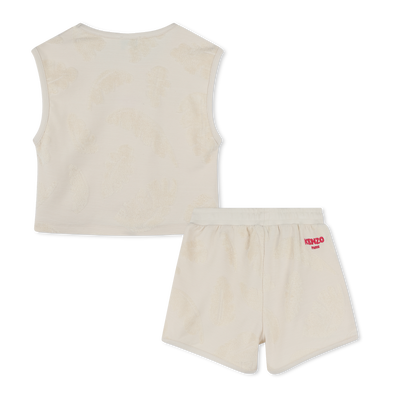 Terry Cloth Outfit Set KENZO KIDS GIRL