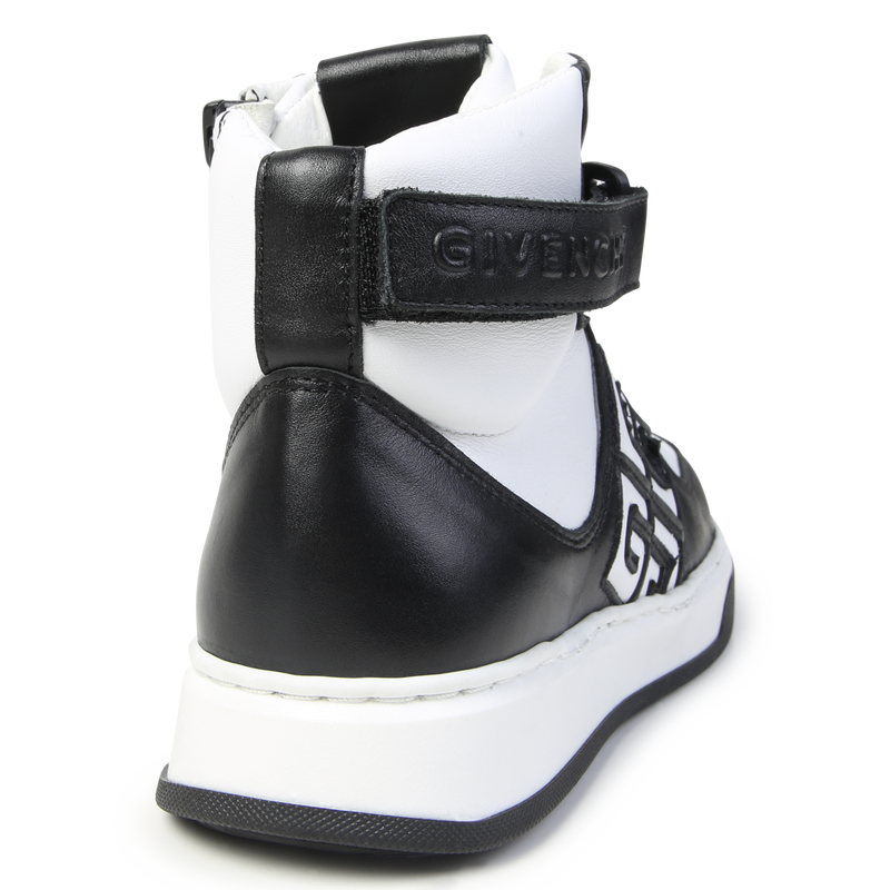 Lace-Up Leather Sneakers GIVENCHY 
                    BOY