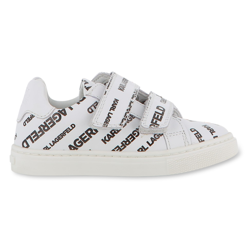 Leather Velcro sneakers KARL LAGERFELD KIDS 
                    UNISEX