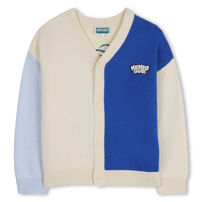 V-Neck Knit Cardigan KENZO KIDS BOY