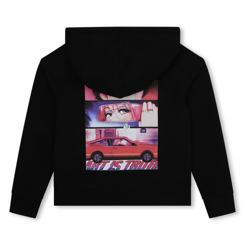 Hooded cotton sweatshirt ZADIG & VOLTAIRE 
                    GIRL