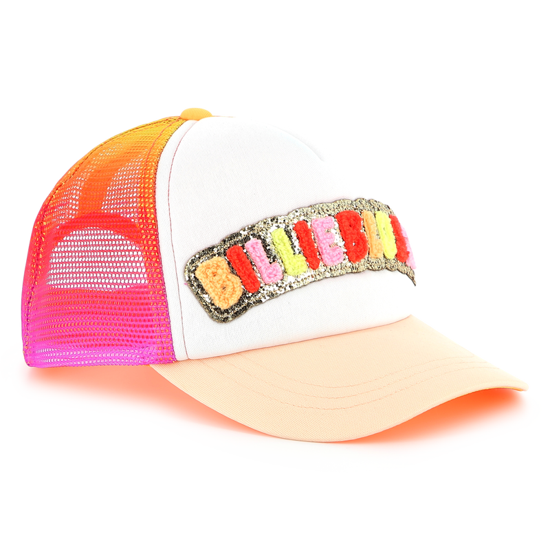Cap with terry-cloth badge BILLIEBLUSH 
                        GIRL