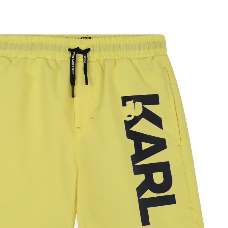 Printed Swim Trunks KARL LAGERFELD KIDS 
                    BOY