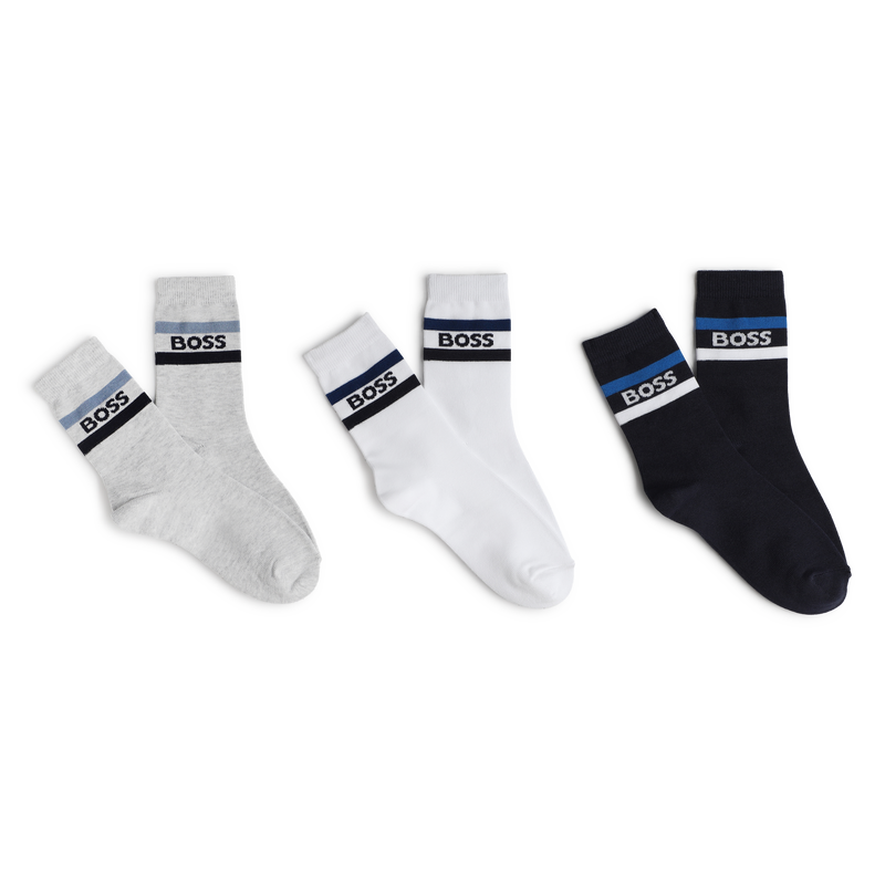Socks (Pack Of 3) BOSS 
                    BOY