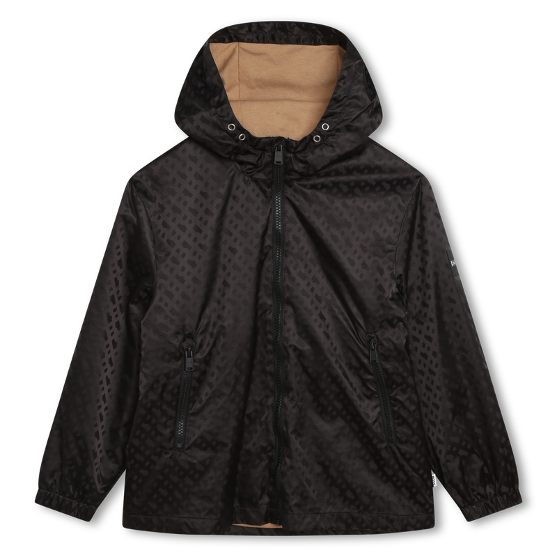 BOSS Hooded windbreaker