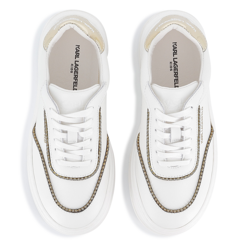 Lace-up low-top sneakers KARL LAGERFELD KIDS 
                    GIRL