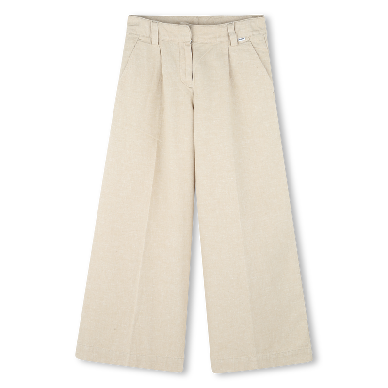 Linen & Cotton Pants BOSS 
                        GIRL