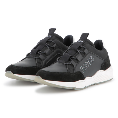 Faux and canvas sneakers BOSS BOY