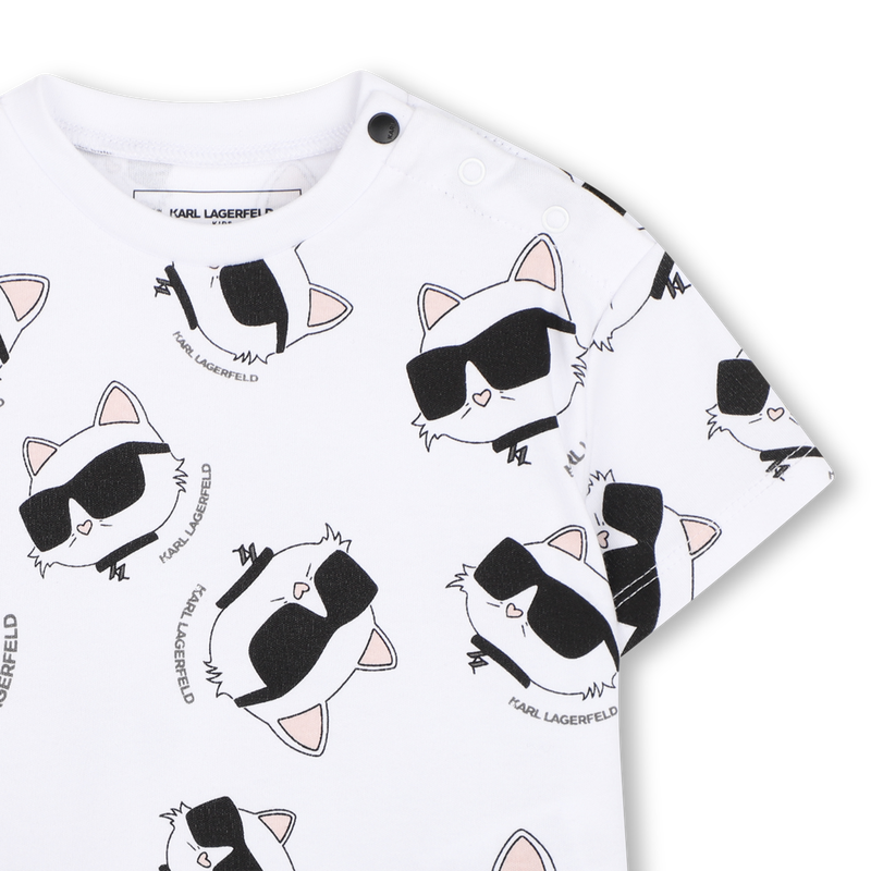 Shorts Outfit Set KARL LAGERFELD KIDS 
                        GIRL