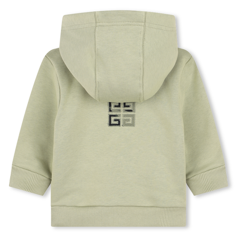 Hooded Fleece Cardigan GIVENCHY 
                    BOY