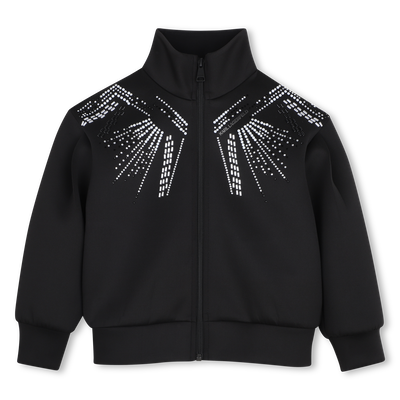 High-neck cardigan KARL LAGERFELD KIDS GIRL