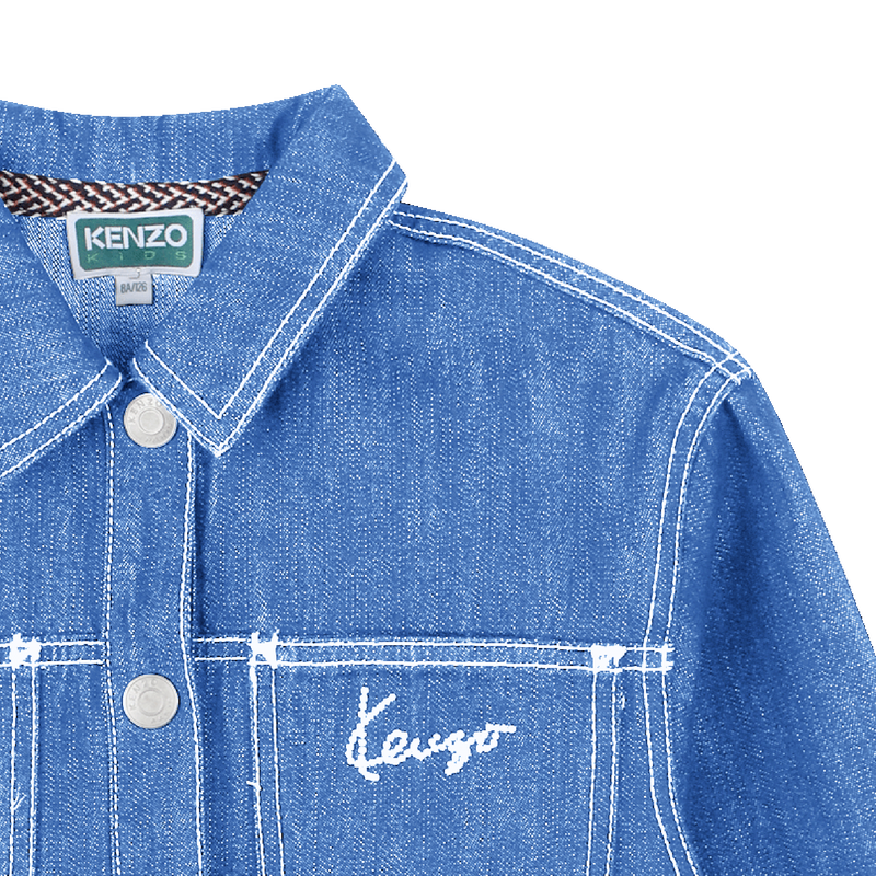 Denim jacket KENZO KIDS 
                        GIRL