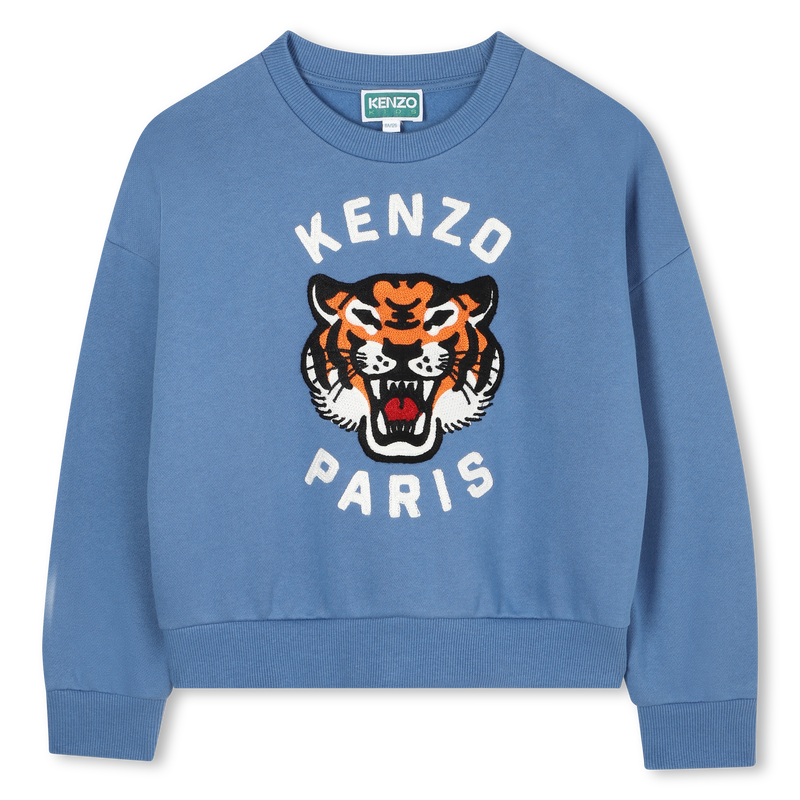 Unbrushed fleece sweatshirt KENZO KIDS 
                        GIRL