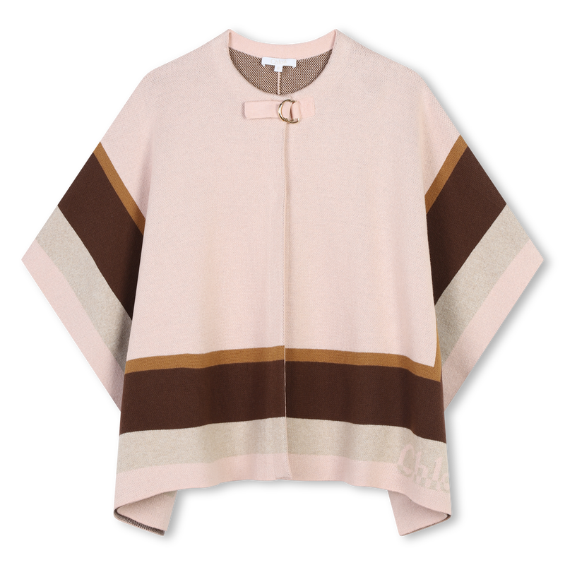 Multicolored Striped Cape CHLOE 
                    GIRL