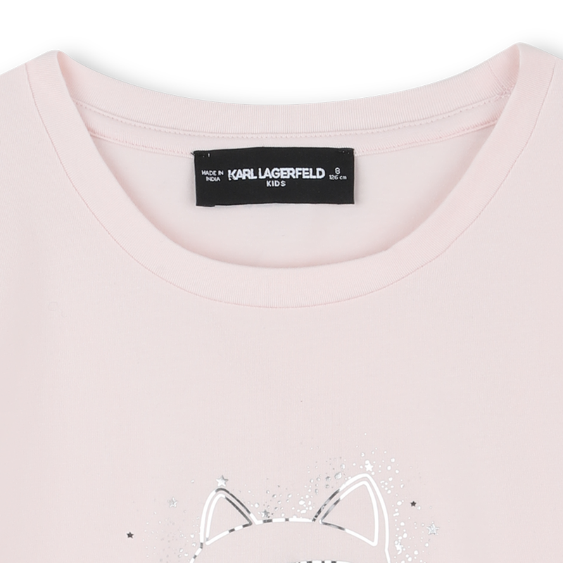 Short-sleeved T-shirt KARL LAGERFELD KIDS 
                    GIRL