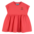 Gathered Waist Dress KENZO KIDS 
                    GIRL
