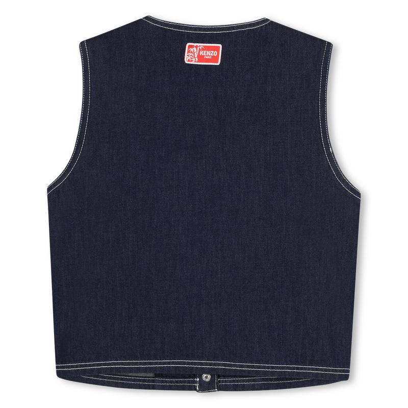 Denim Vest KENZO KIDS 
                        GIRL