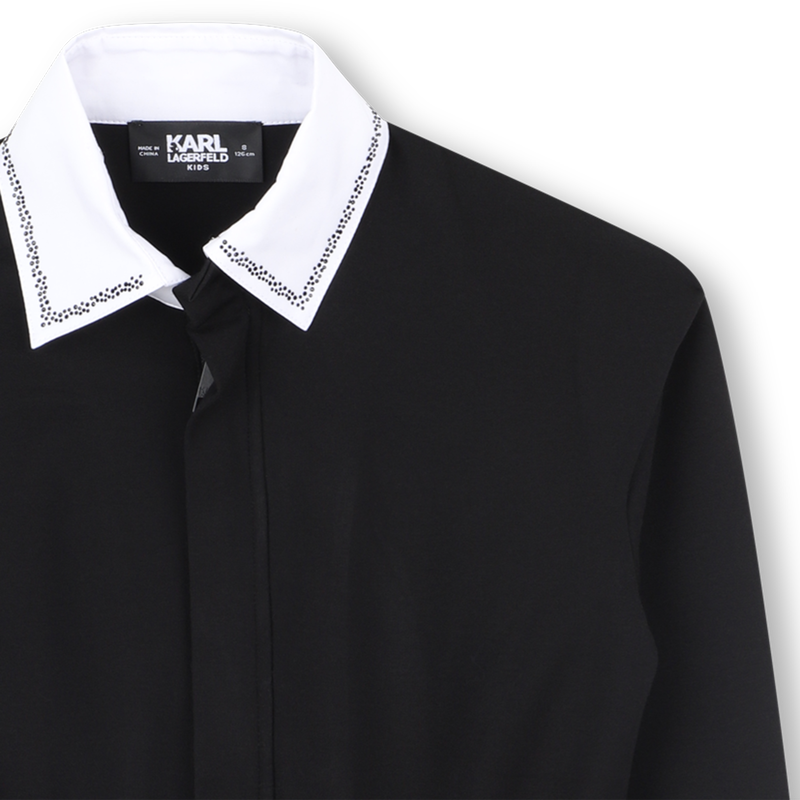 Long sleeve dress KARL LAGERFELD KIDS 
                    GIRL