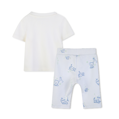 Logo Print Outfit Set KENZO KIDS BOY