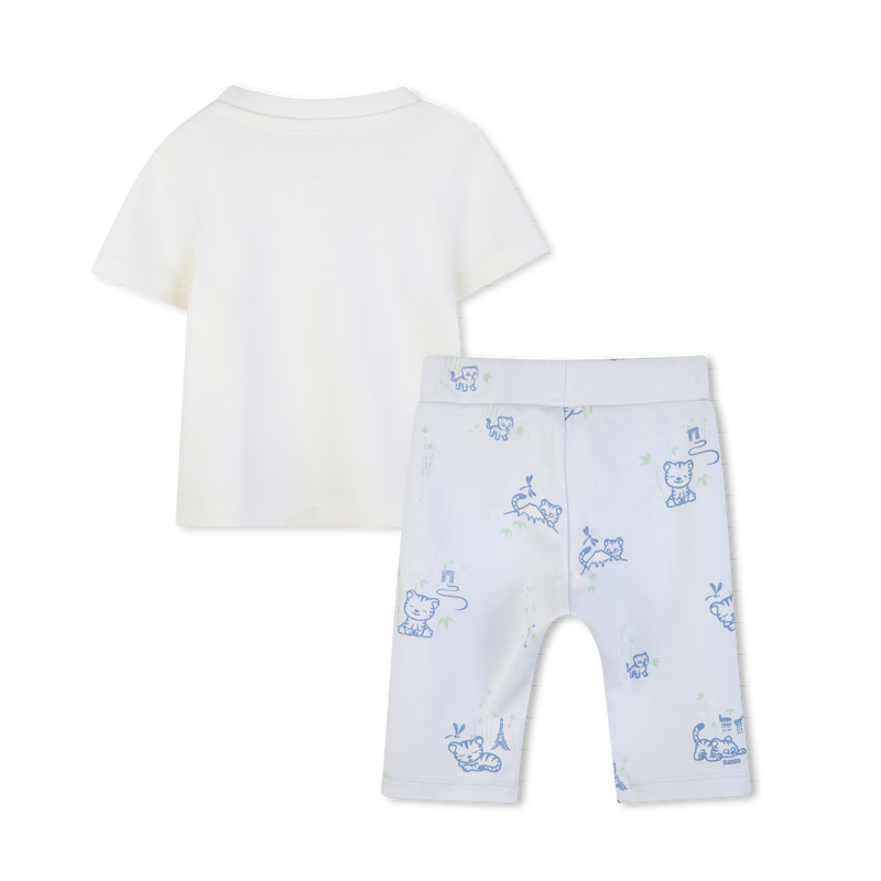 Logo Print Outfit Set KENZO KIDS 
                        BOY