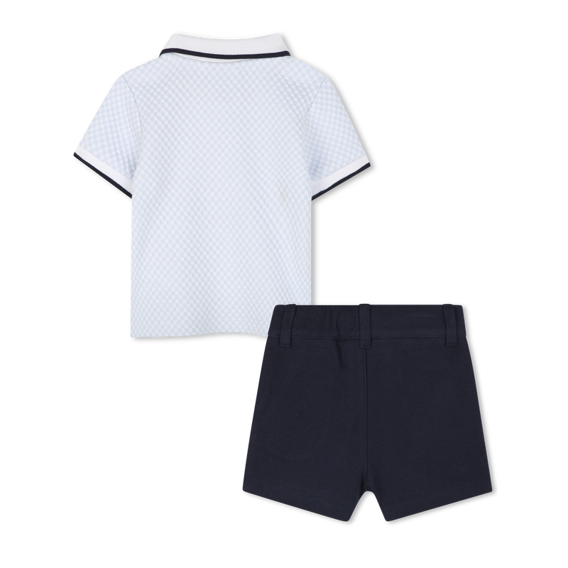 Polo shirt and shorts set BOSS 
                        BOY