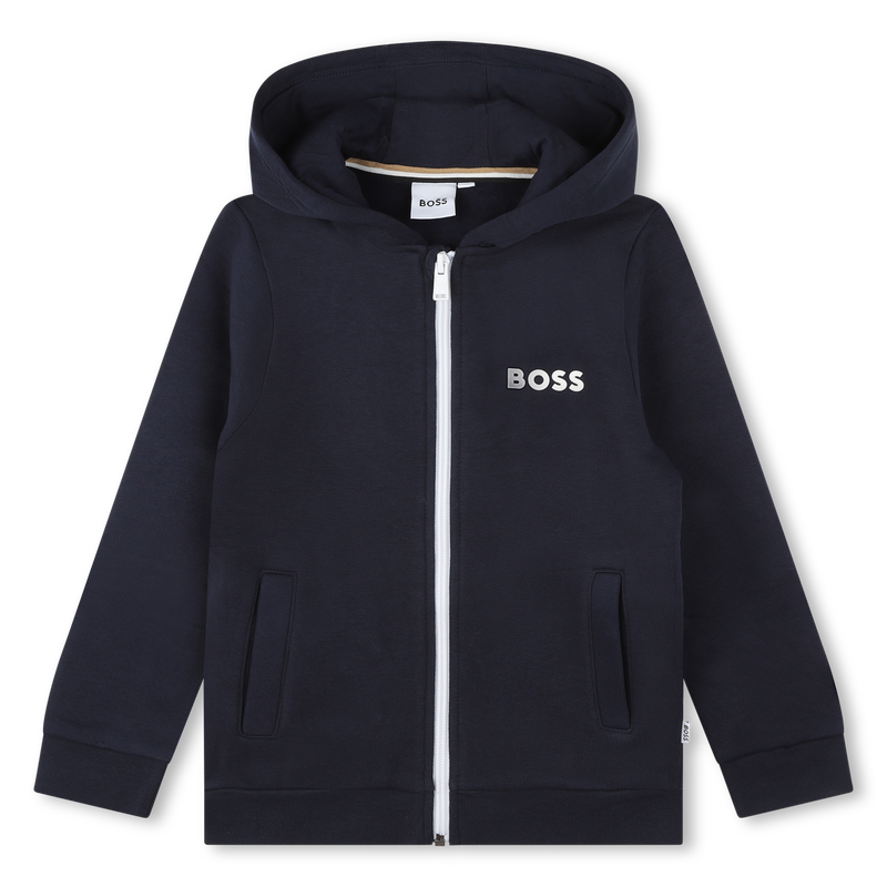 Boss hooded tracksuit on sale