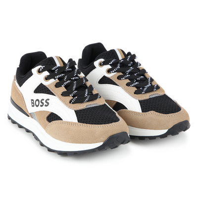 Lace-Up Leather Sneakers BOSS BOY